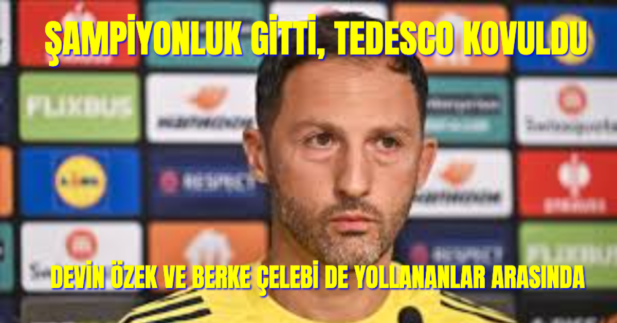 Derbi Kaybedildi, Şampiyonluk Kaçtı, Tedesco Kovuldu